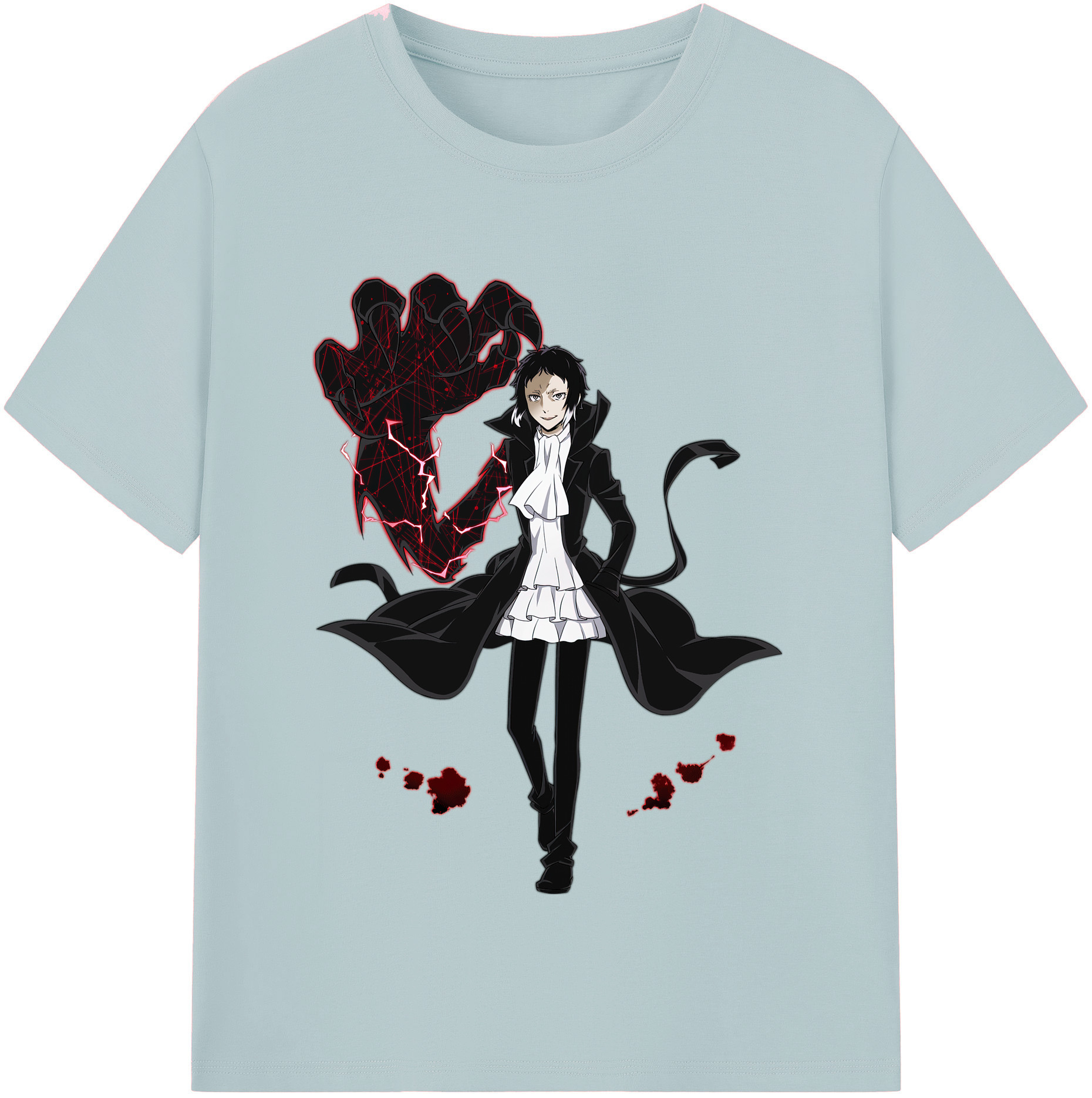 （画像用） 文豪ストレイドッグス Bungo Stray Dogs 綿100％半袖Tシャツ（フロントプリント）